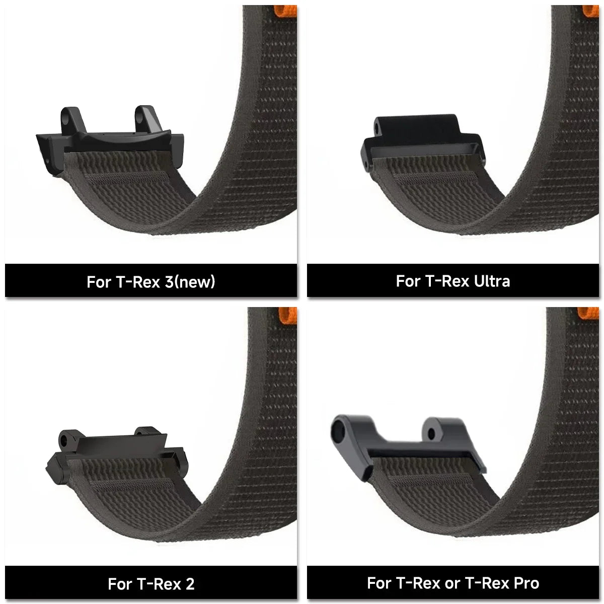 Nylon Sport Band for Amazfit T-Rex 2 3 Ultra – 11 Colors Smartwatch Band Qme