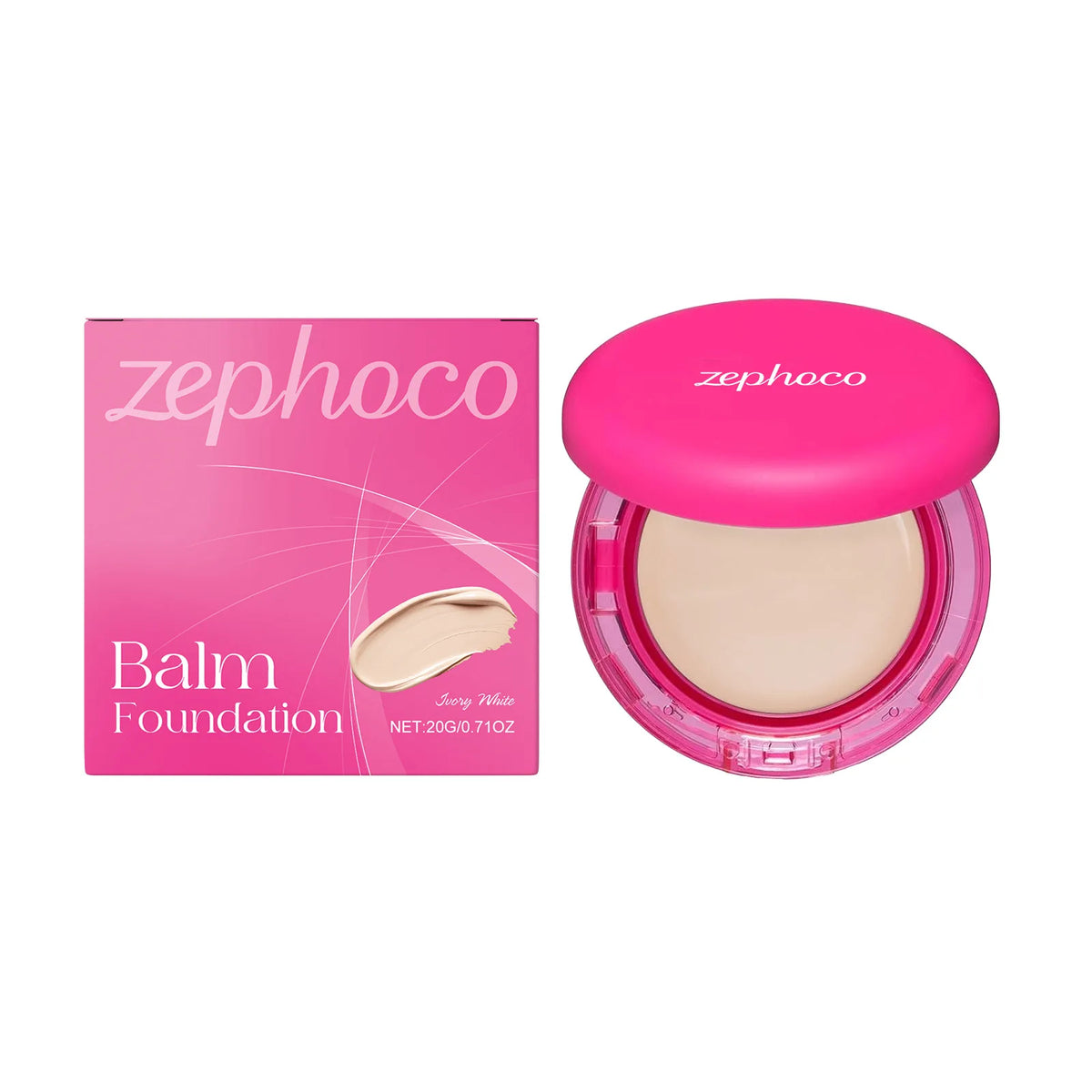 Zephoco Matte BB Cream Foundation – 4 Shades, Full Coverage BB Cream Foundation Qst Ivory