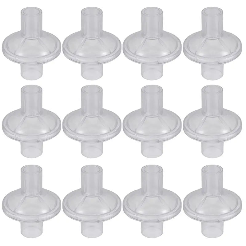 CPAP BiPAP In-Line Outlet Filter 15mm/22mm – 12 Pack CPAP Replacement Filter Qst