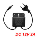 DC 12V 2A Waterproof Power Adapter for CCTV, NVR, DVR, Router Power Adapter Qst Default Title