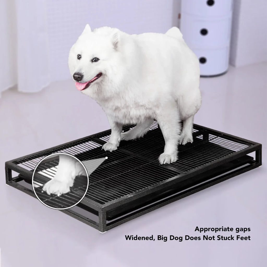 Large Dog Potty Tray – Reusable Indoor & Outdoor Litter Box Dog Potty Tray Qme