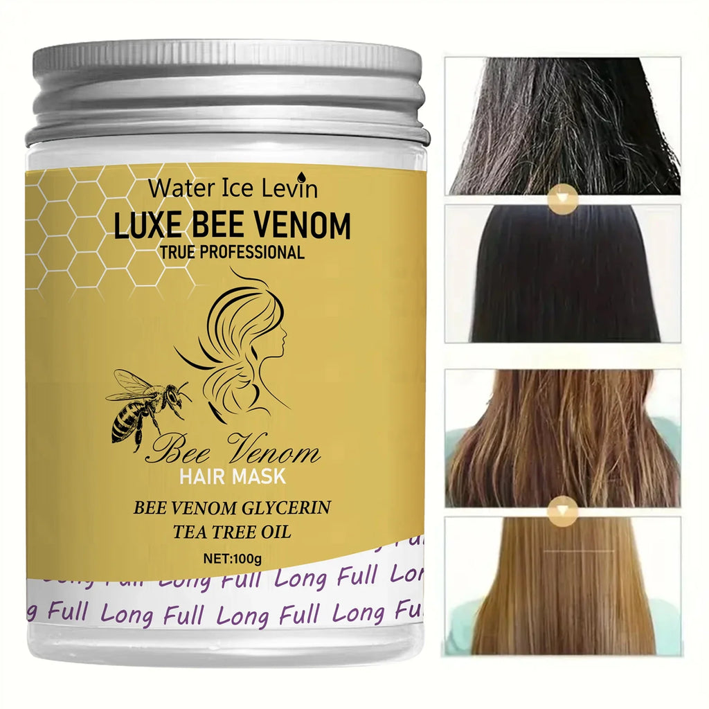 Bee Venom & Tea Tree Oil Hair Mask – Moisturizing Treatment Moisturizing Hair Mask Qme