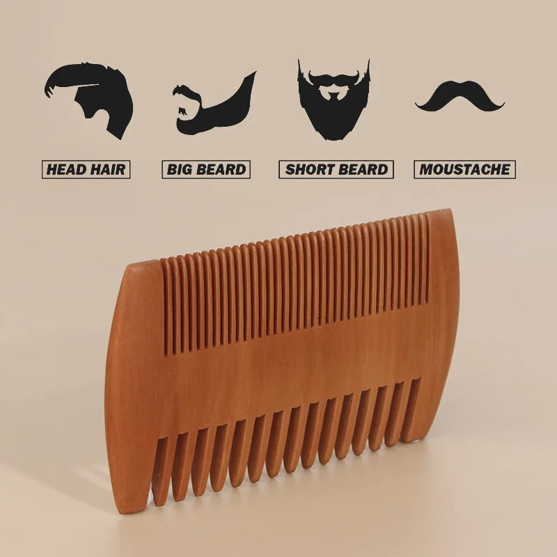 Men's Boar Bristle Shaving Brush – Portable Wood Handle Shaving Brush Qme