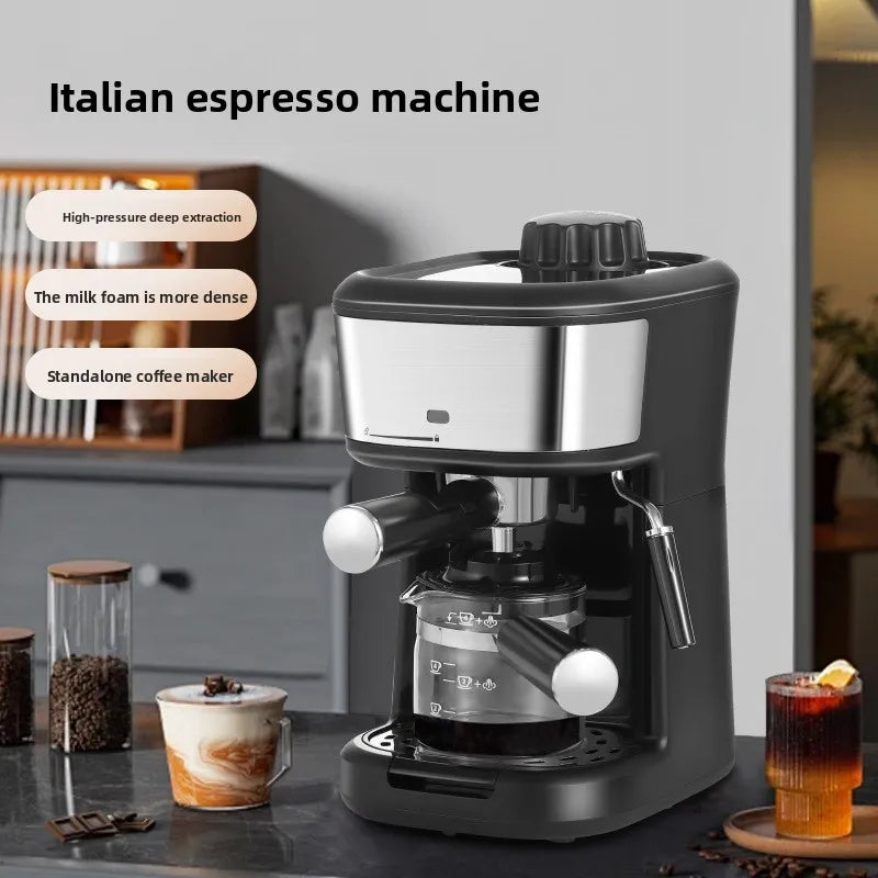 HAOYUNMA Semi-Automatic Espresso Machine 240V | Home Coffee Espresso Machine Qst