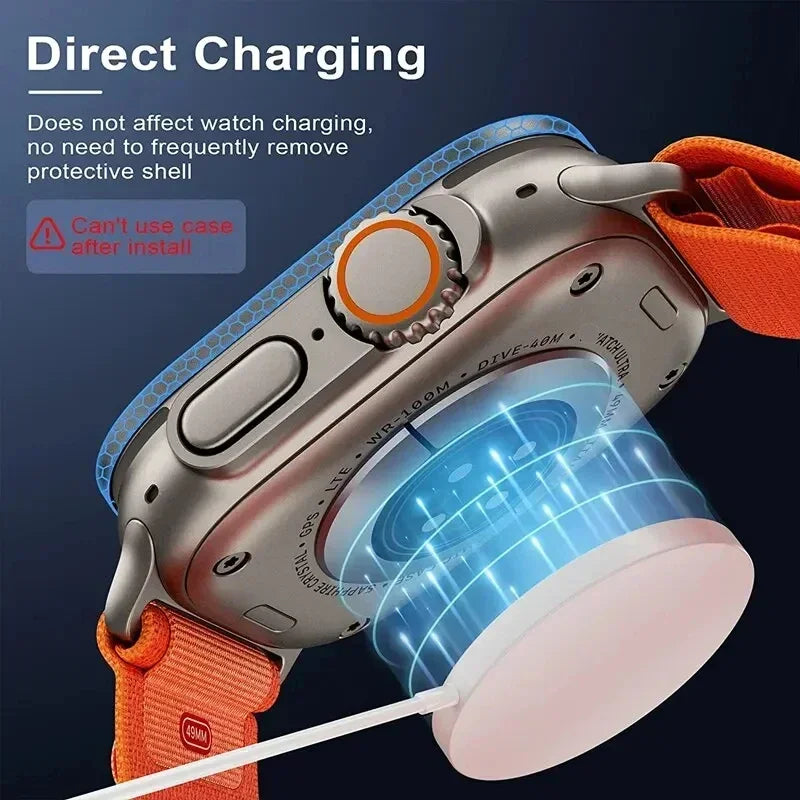 Apple Watch Ultra 49mm HD Tempered Glass Screen Protector Watch Screen Protector Qme