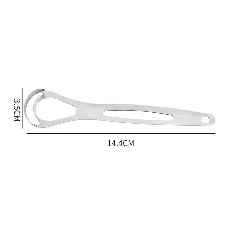 Stainless Steel Tongue Scraper – Fresh Breath Oral Care Tool Tongue Scraper Qme