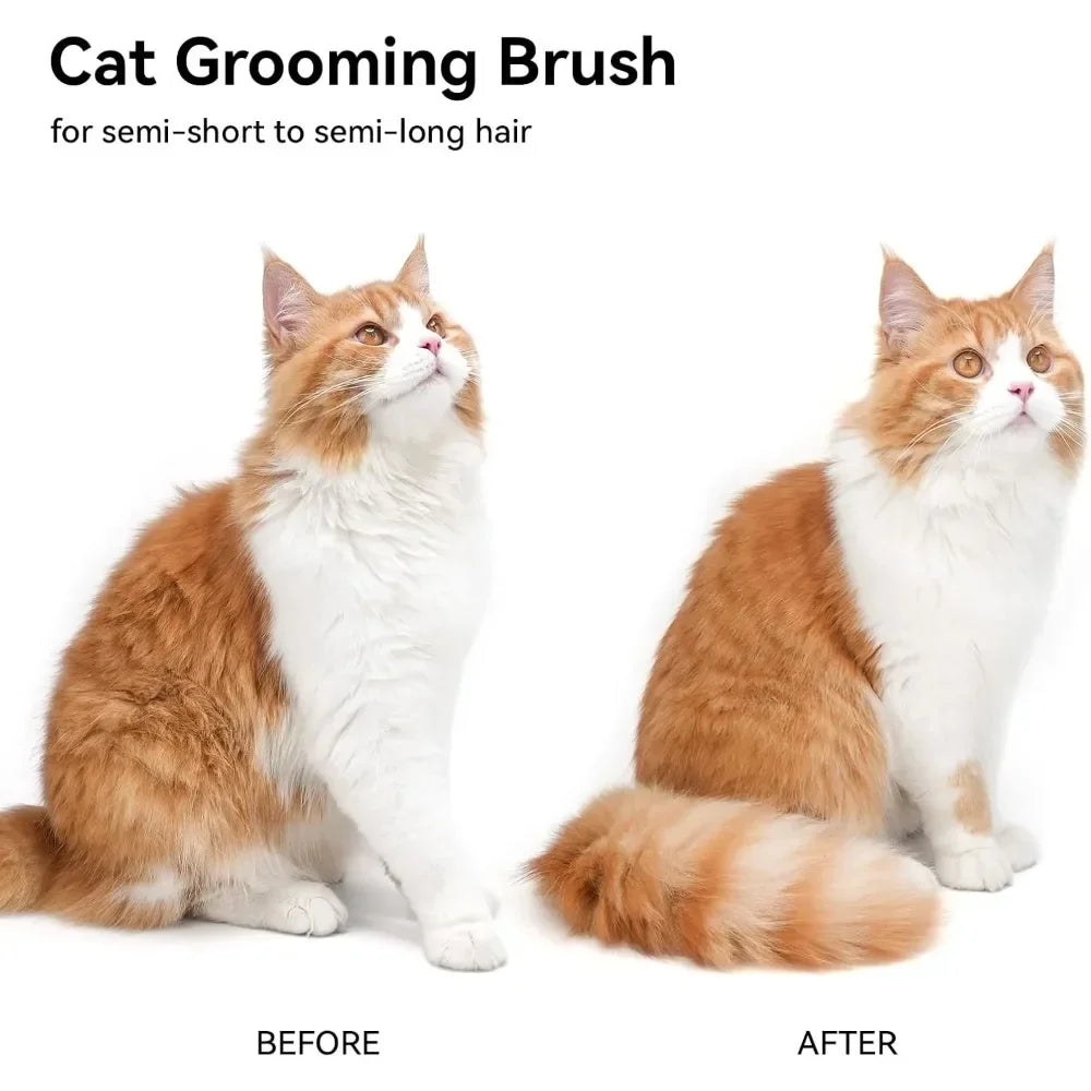 Professional Cat Deshedding Brush – All Hair Types | Qme Cat Deshedding Brush Qme