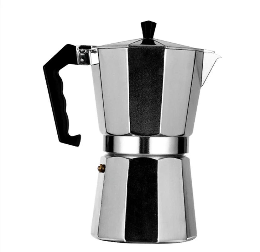 600ml Aluminum Moka Pot – Octagonal Stovetop Espresso Maker Stovetop Moka Pot Qst 3cup