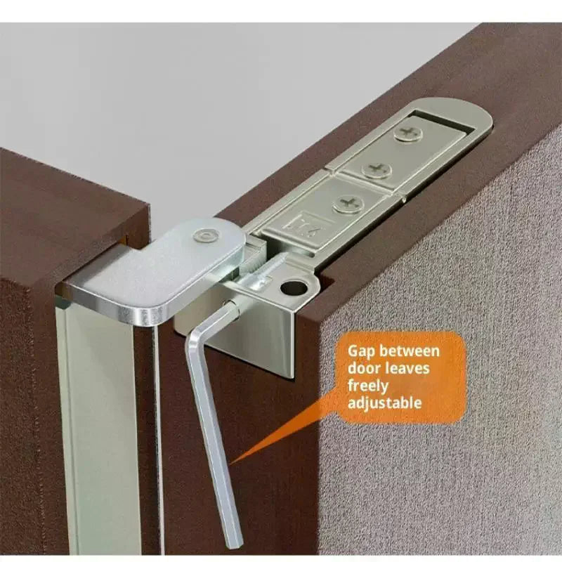 3D Adjustable Invisible Door Hinges – Zinc Alloy, 70kg Invisible Door Hinges Qme