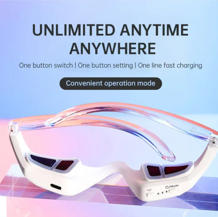 3D Red Light EMS Eye Massager – Dark Circles & Wrinkles Eye Massager Device Qst
