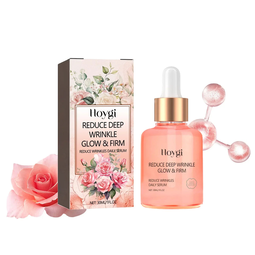 Rose Serum – Hydrating, Brightening & Pore-Minimizing Oil Facial Serum Qme 30ml Boxed