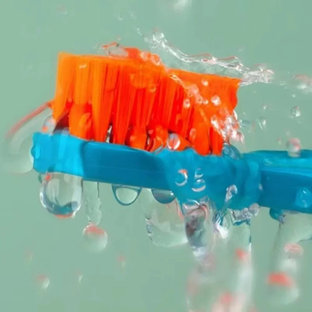 Ultra Soft Toothbrush 5-Pack – Colorful Adult Tooth Brushes Manual Toothbrush Set Qme