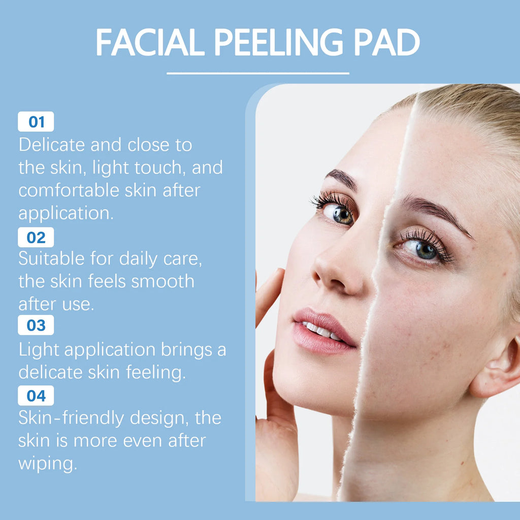 Salicylic Acid Exfoliating Pads – Oil Control & Brightening 70ct Exfoliating Toner Pads Qst
