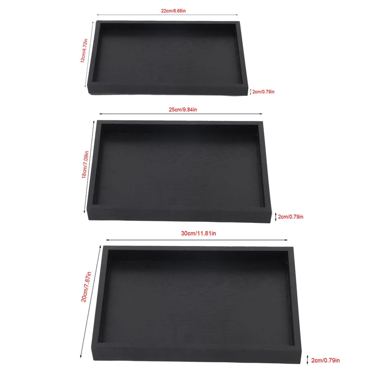 Rectangular Wooden Serving Tray | Tea, Coffee & Snack Tray Wooden Serving Tray Qme