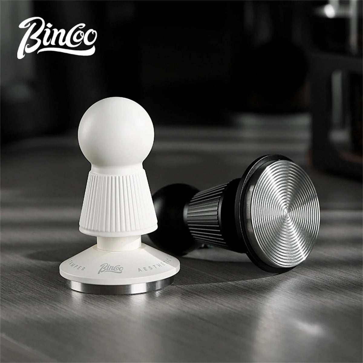 BINCOO 58mm 30lb Constant Pressure Espresso Tamper Spring Loaded Espresso Tamper Qst