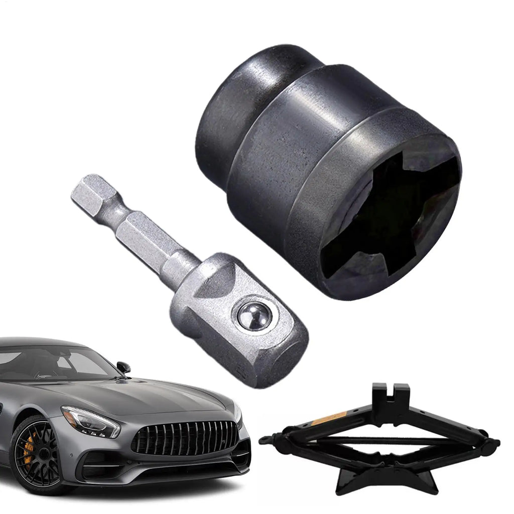 Scissor Jack Drill Adapter – RV Stabilizer Socket Tool Jack Drill Adapter Qme