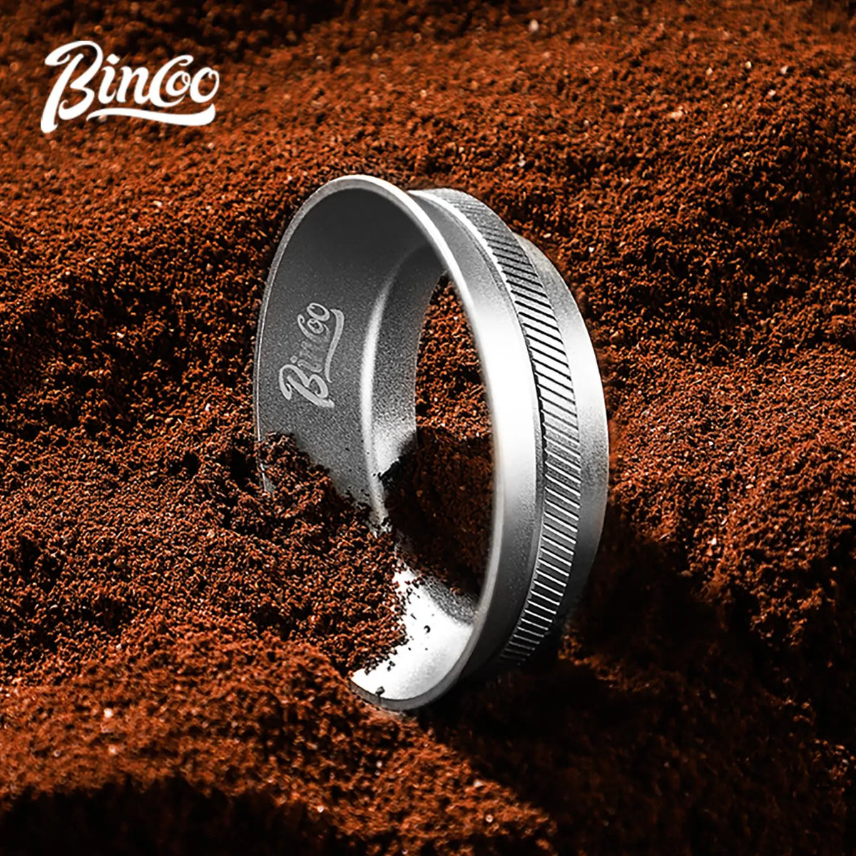 Bincoo Magnetic Portafilter Dosing Ring – Anti-Spill Espresso Tool Portafilter Dosing Ring Qst