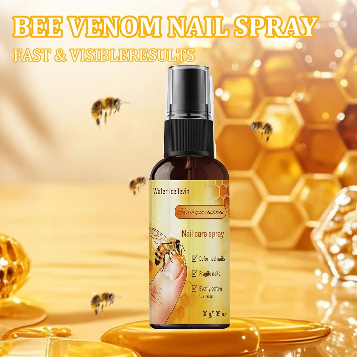 Collagen Nail Care Spray – Strengthen & Soften Brittle Nails Nail Care Spray Qme