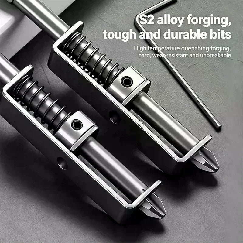 Screw Holder Drill Bit Anti-Drop Fixing Clamp | DIY Tool Drill Bit Accessory Qme