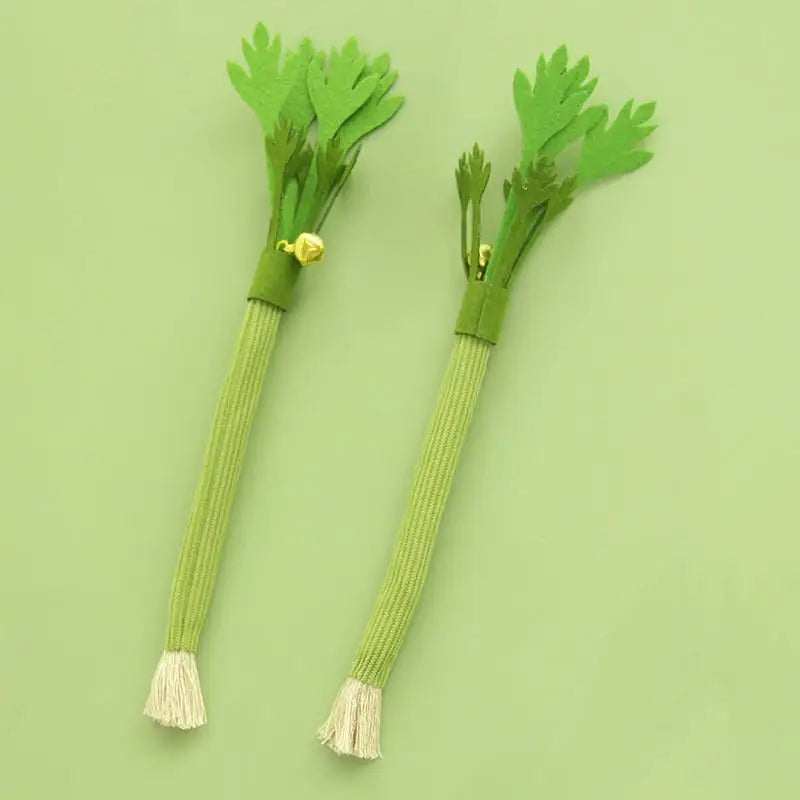 Catnip Molar Stick Cat Chew Toy – Squeaky Self-Play Cat Chew Toy Qme