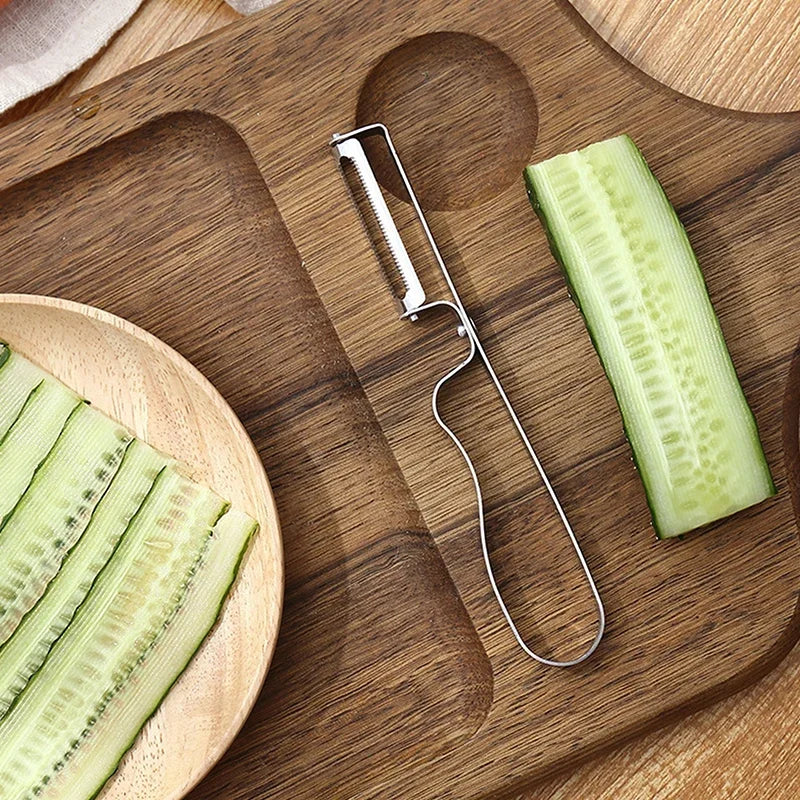 Stainless Steel Multi-Function Vegetable & Fruit Peeler Vegetable Peeler Qme