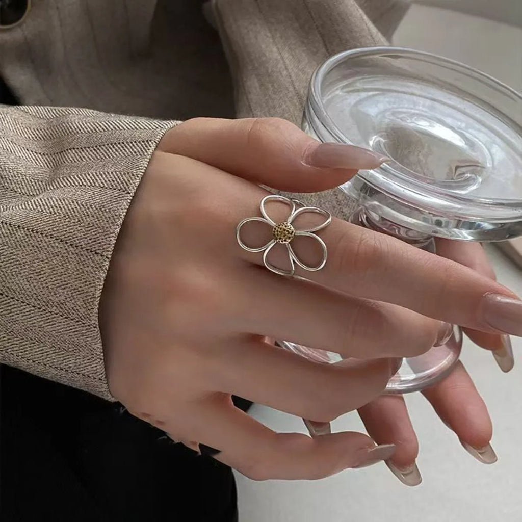 Women's Minimalist Handmade Charm Ring | Couple Jewelry Fashion Ring Qme