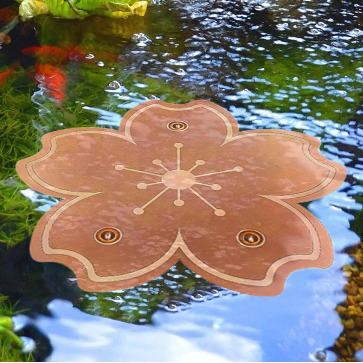 Copper Bird Bath Purifier Disk – Natural Water Cleaner Plate Bird Bath Accessory Qme