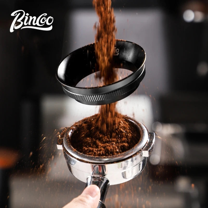 Bincoo Magnetic Portafilter Dosing Ring – Anti-Spill Espresso Tool Portafilter Dosing Ring Qst