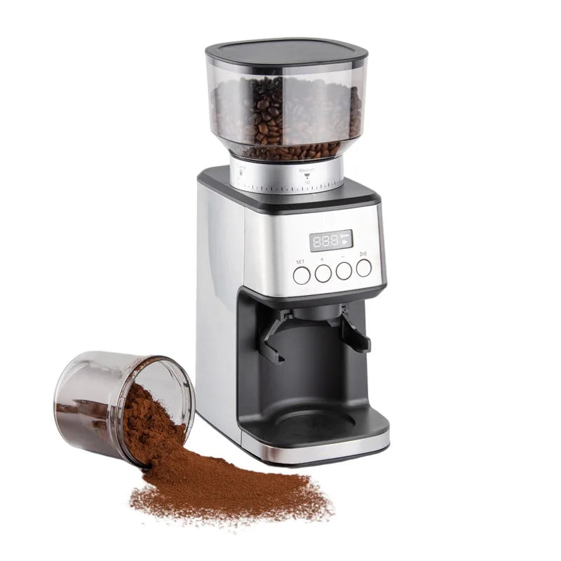 CG05 Conical Burr Coffee Grinder – Adjustable Electric Burr Mill Conical Burr Grinder Qst CG05