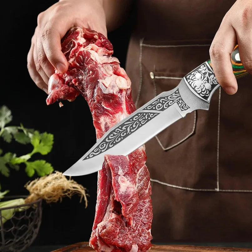 InLeung Hand Forged Stainless Steel Boning Kitchen Knife Boning Kitchen Knife Qst