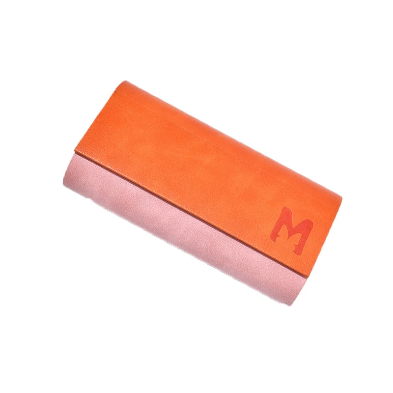 Dual Glasses Case – Double Layer Holder for 2 Pairs Eyeglasses Case Qst Orange