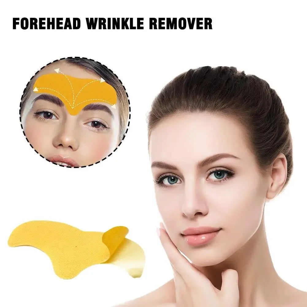 REAROYA Forehead Wrinkle Patches – Collagen Gel Mask 10pcs Forehead Wrinkle Patches Qst