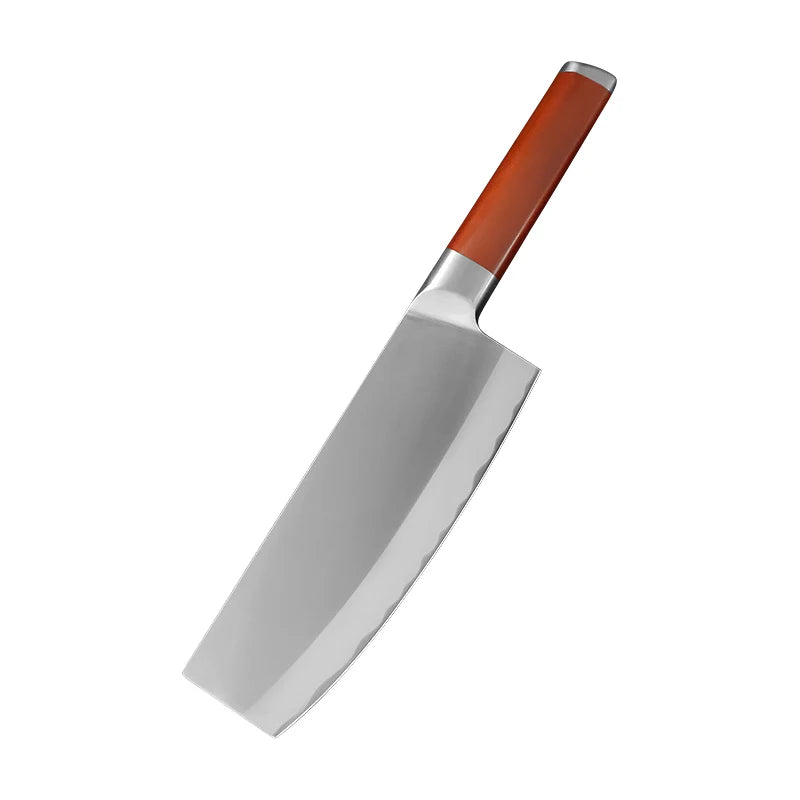 InLeung Stainless Steel Meat & Vegetable Cleaver Chef Knife Kitchen Cleaver Knife Qst 1PCS Kitchen knife