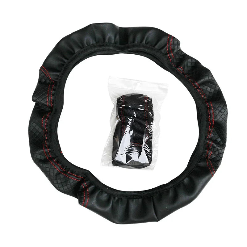 Braided Steering Wheel Cover – 7 Colors | Car Accessories Steering Wheel Cover Qme