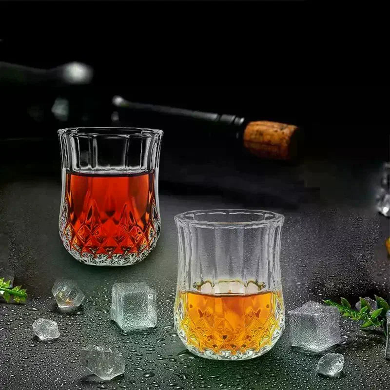 Diamond Cut Plastic Wine Cups | European Retro Style 3oz Plastic Wine Cups Qme