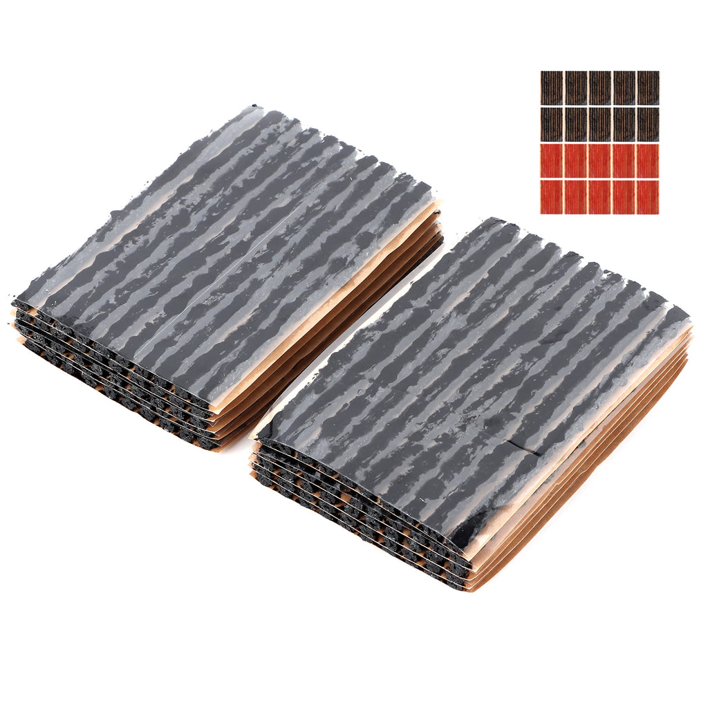 100pc Tubeless Tire Repair Plugs 100x3mm – No-Glue Rubber Strips Tire Repair Plugs Qst