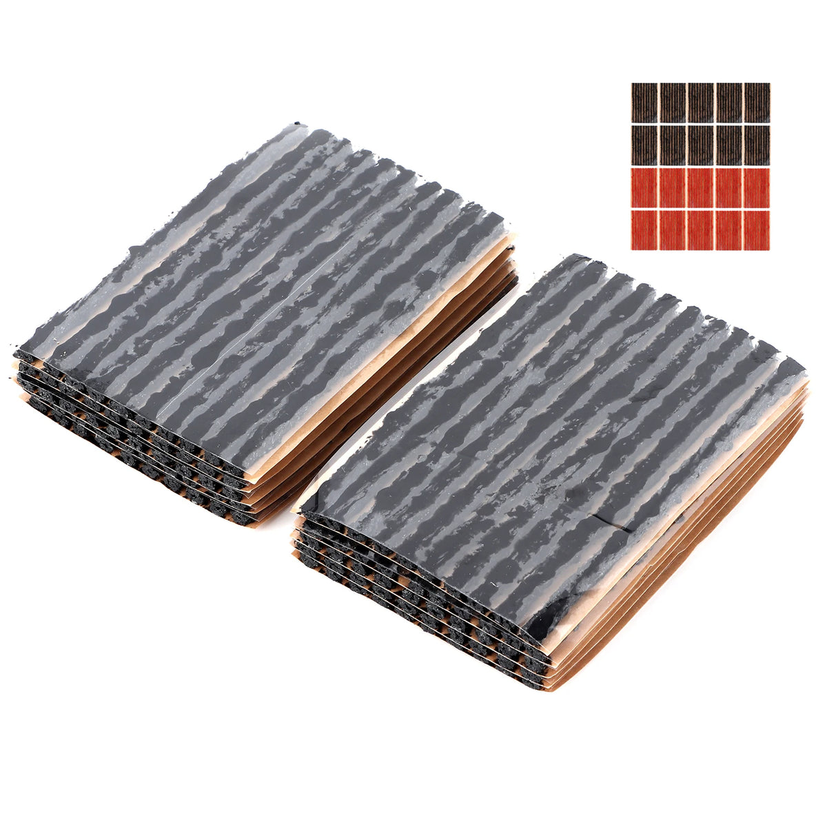 100pc Tubeless Tire Repair Plugs 100x3mm – No-Glue Rubber Strips Tire Repair Plugs Qst