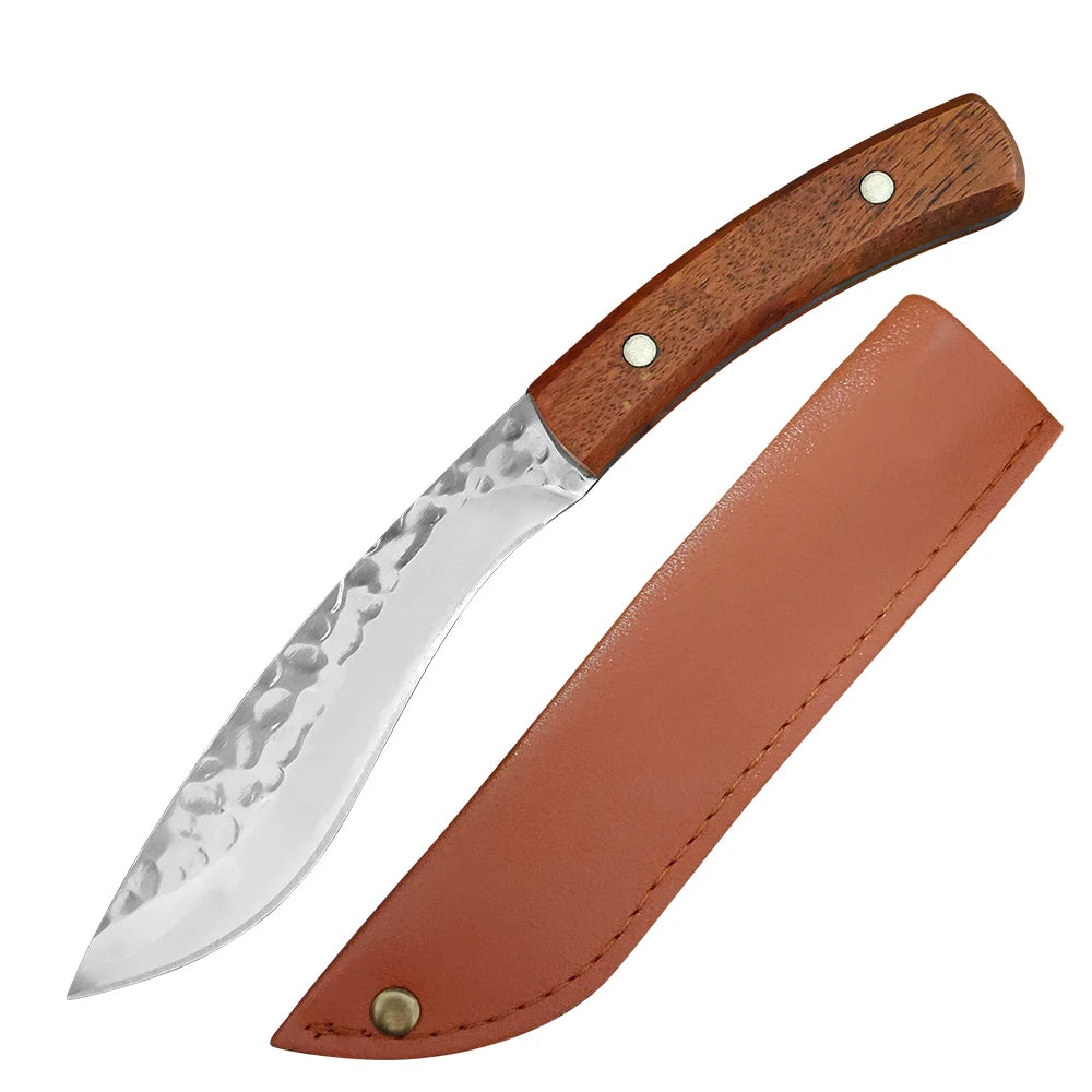 Hand Forged Stainless Steel Chef Knife – Boning & Slicing Chef Kitchen Knife Qst Knife With Cover