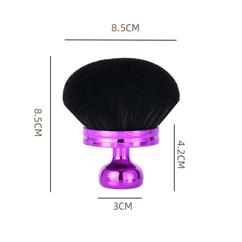 Mushroom Head Blush & Powder Makeup Brush – Soft Fiber Makeup Brush Qme Purple China Mainland
