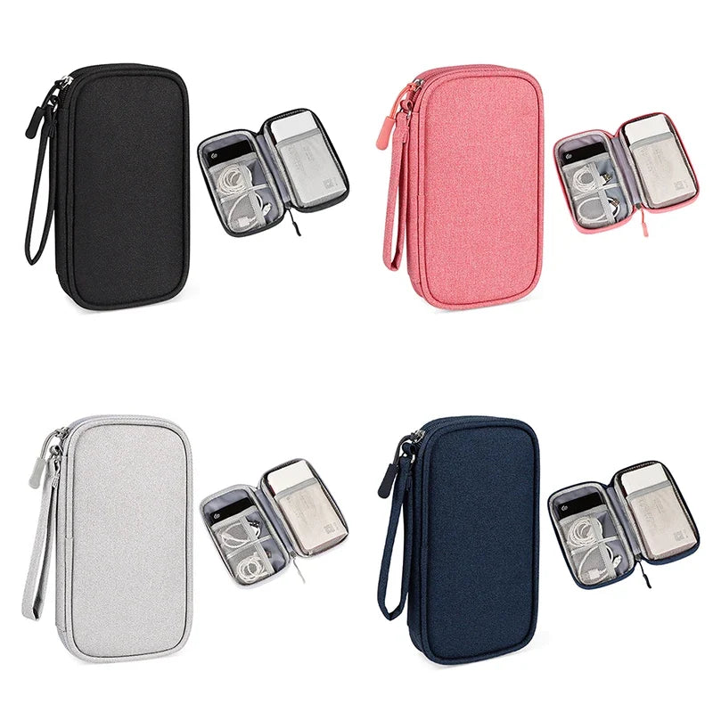 Electronics Travel Organizer Bag – Cables, USB & Chargers Electronics Organizer Bag Qme
