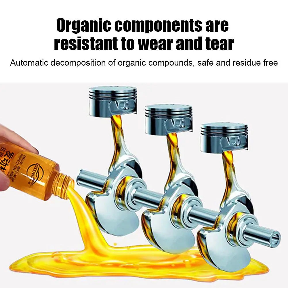 Engine Anti-Wear Additive – Friction Reducer & Quiet Engine Oil Engine Oil Additive Qme