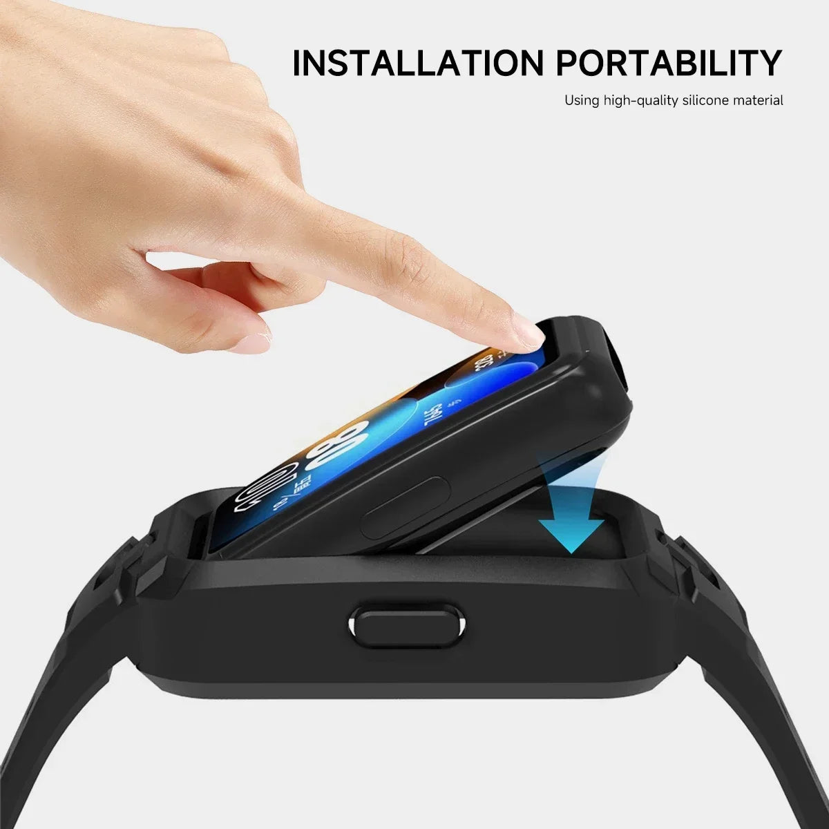 Silicone Strap for Huawei Band 9 8 7 6 – 20 Colors Smart Watch Strap Qme
