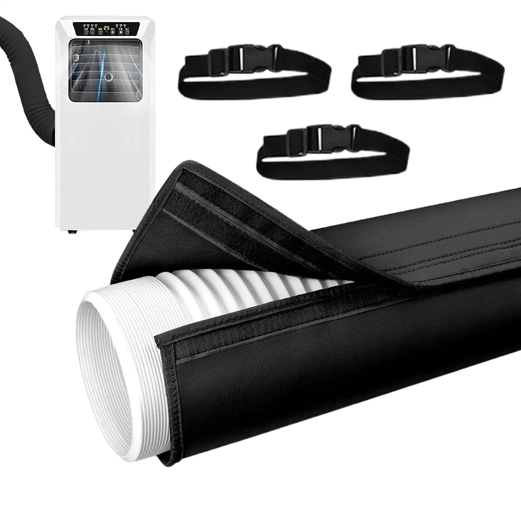 Portable AC Hose Cover – Heat Insulation & Dustproof Sleeve AC Hose Cover Qme