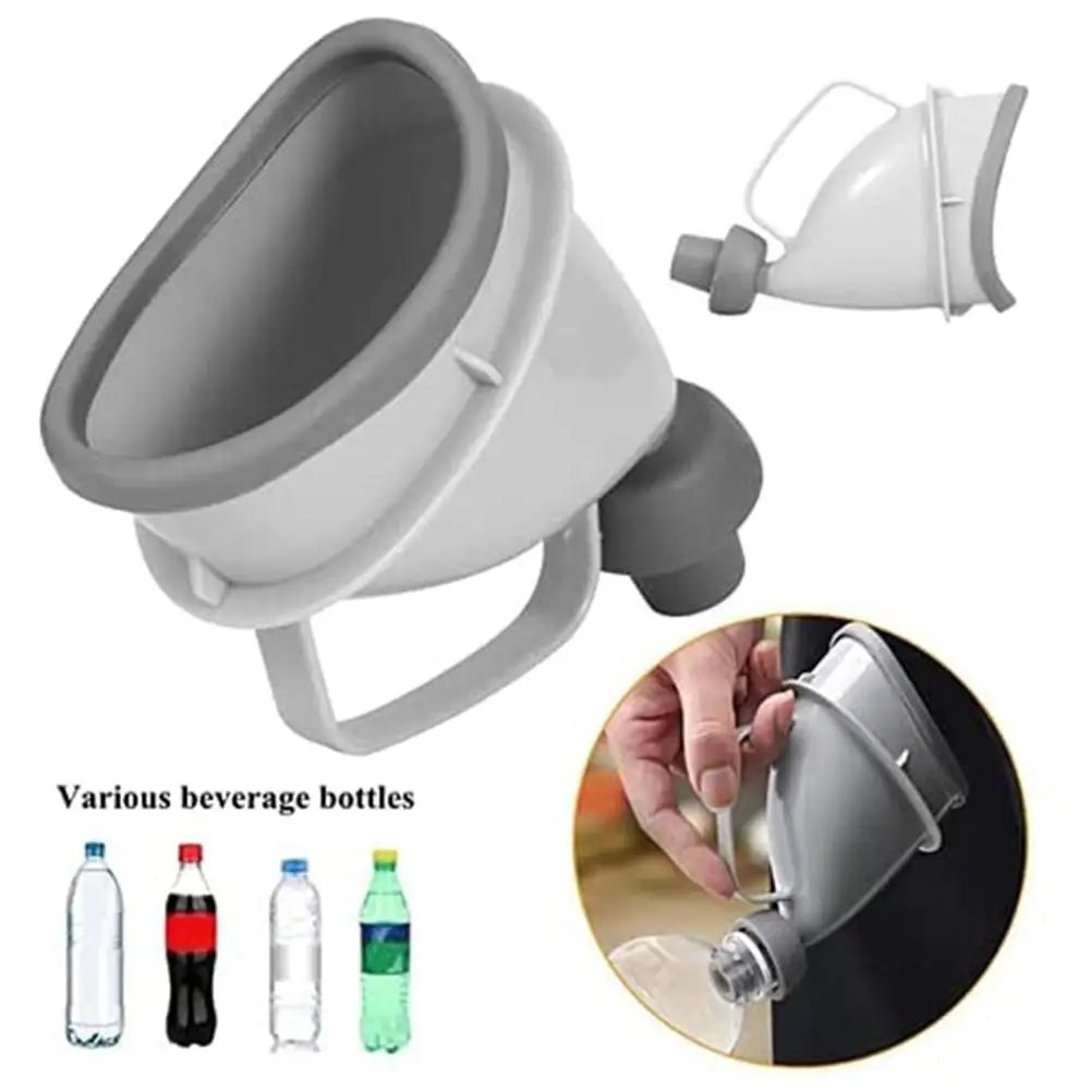 Portable Camping Urinal Funnel – Unisex Outdoor Travel Toilet Portable Urinal Funnel Qme