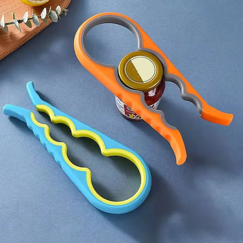 4-in-1 Can & Bottle Opener with Anti-Slip Grip | Kitchen Tool Can & Bottle Opener Qme