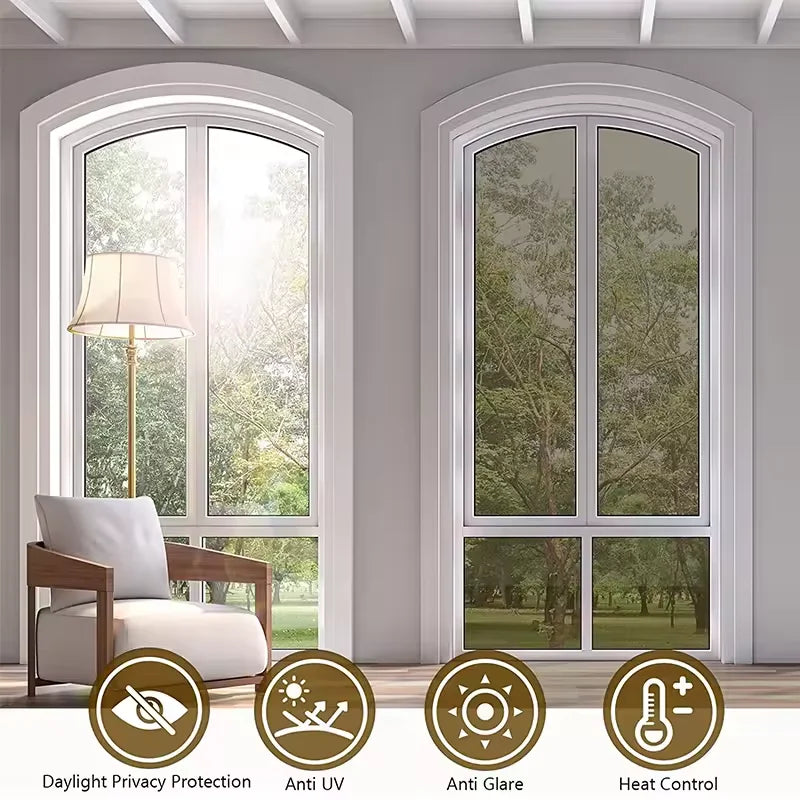 One-Way Window Film – Heat Insulation & Privacy Protection Window Privacy Film Qme