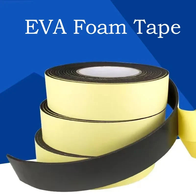 EVA Foam Tape Door & Window Seal Strip – Dustproof & Waterproof Foam Weather Strip Qme