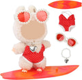 Labubu 4-Piece Summer Beach Doll Costume Set | No Doll Doll Costume Set Qme Red