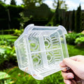 Hydroponic Net Pot Breathable Basket Flowerpot | 4" Tulip Planter Hydroponic Net Pot Qme A2