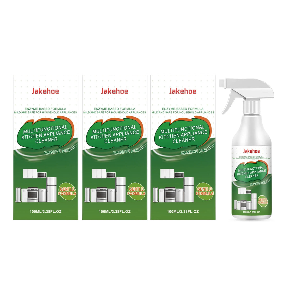 Qme Multi-Functional Kitchen Degreaser Spray | 3 Scents Kitchen Degreaser Spray Qme 3 x 100ml Boxed